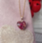 9ct gold memorial heart pendant contain funeral flowers