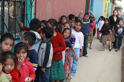 Lining up for care.JPG