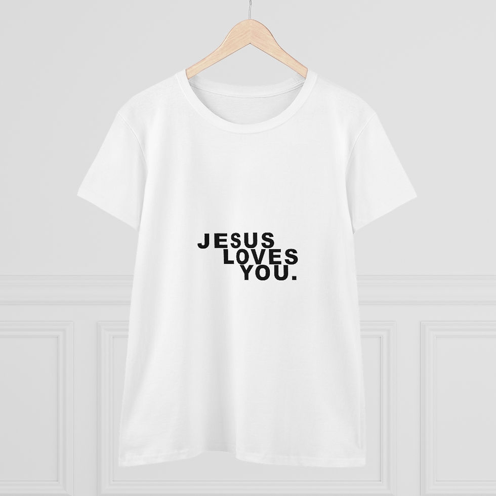 Thumbnail: Jesus Loves You Women's T-shirt