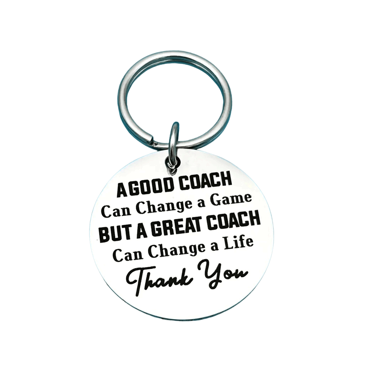 Thank You Coach Keychain