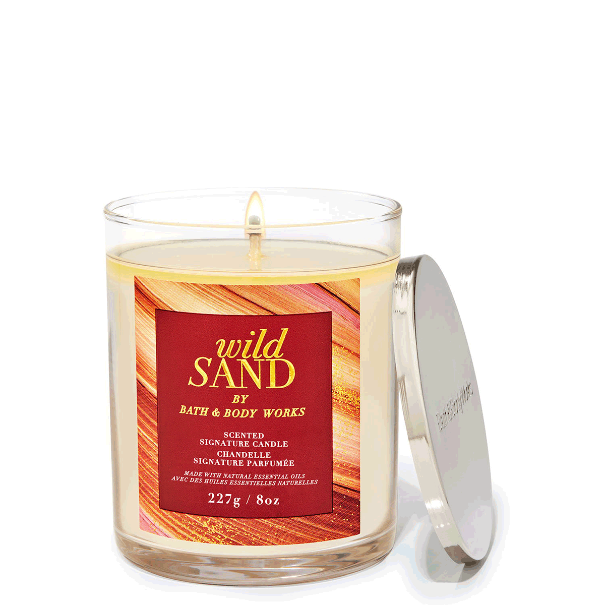 Bath and Body Works Wild Sand Single Wick Candle templateinvitations