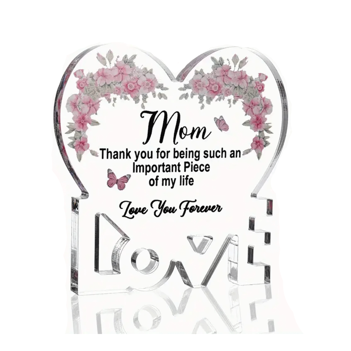 Mom's Love Acrylic Plaque