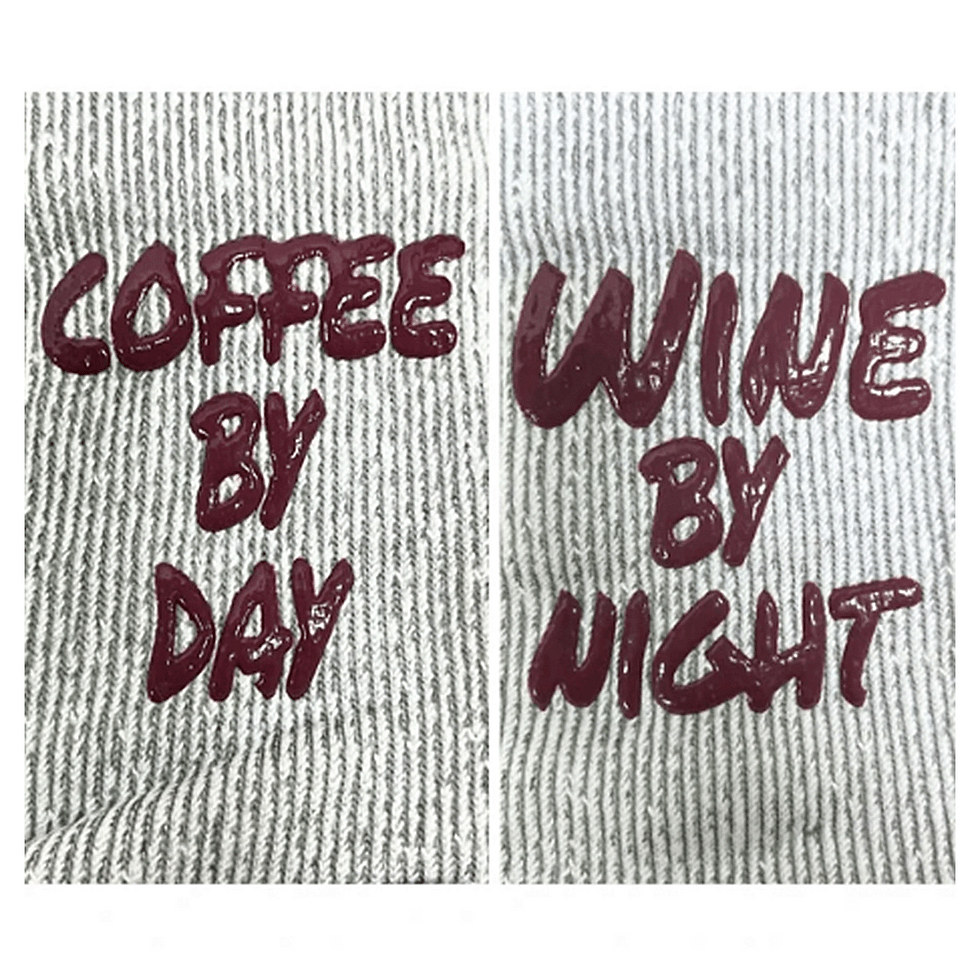 Thumbnail: Coffee and Wine Cozy Socks