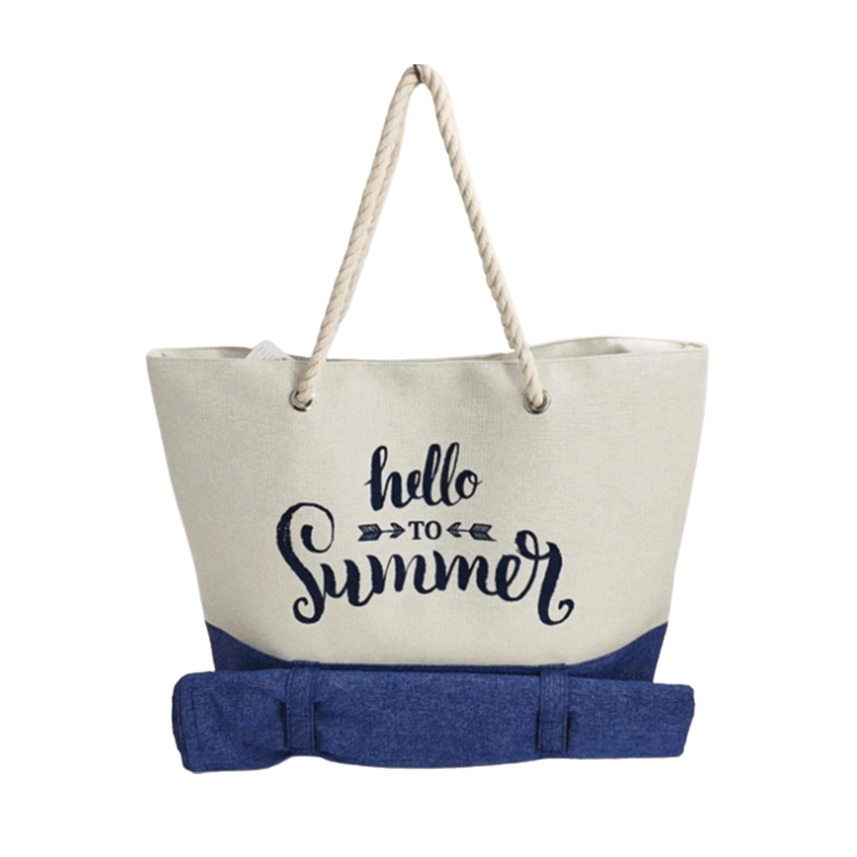 Hello to Summer Canvas Tote Bag