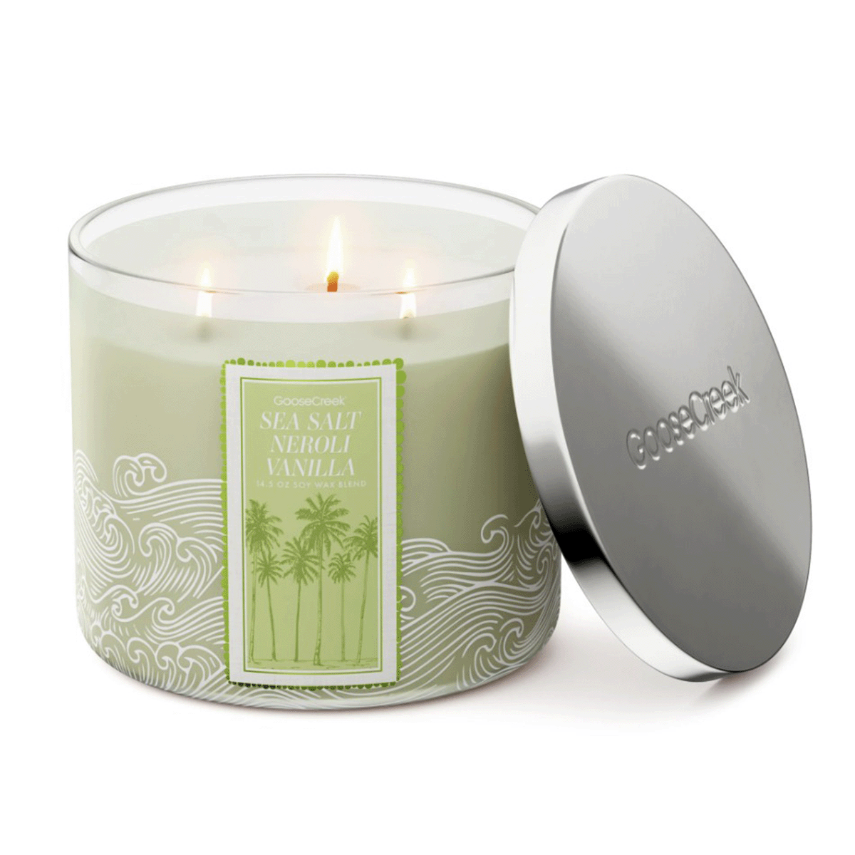 Sea Salt Neroli and Vanilla 3 Wick Candle