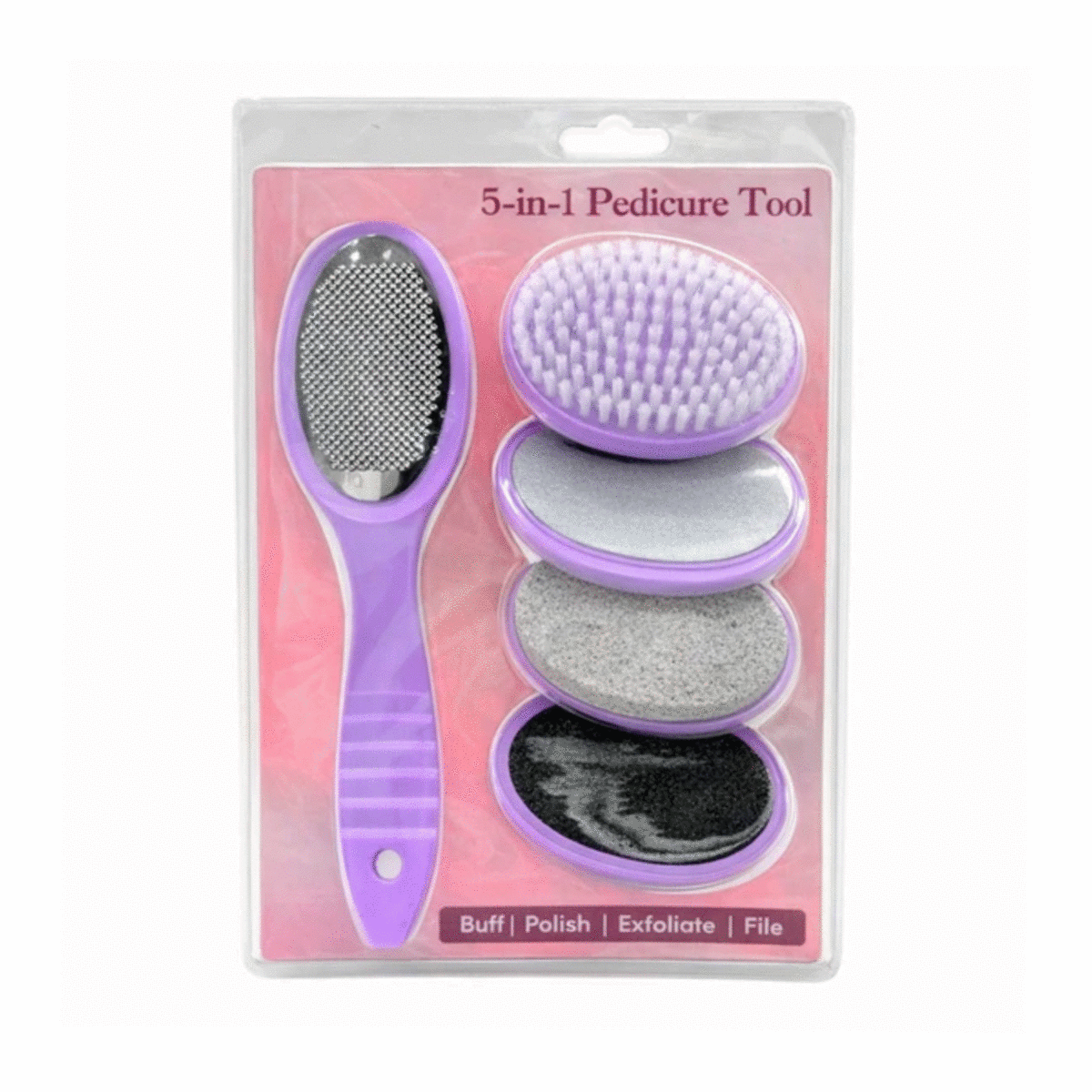Purple 5-in1 Beauty Pedicure Foot File