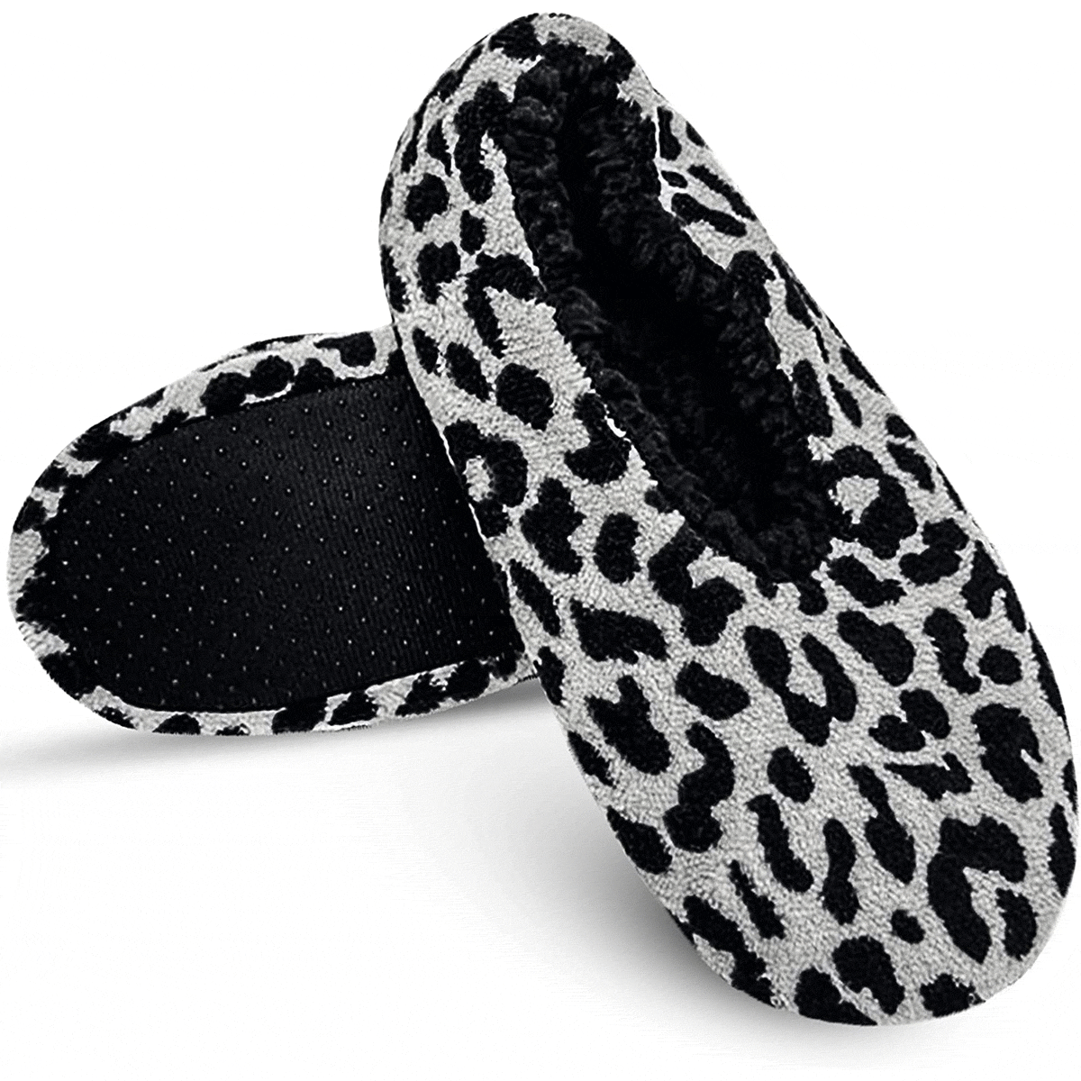 Isaac Mizrahi Leopard Sherpa Lined Slippers