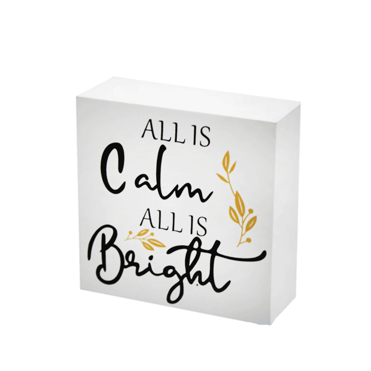All Is Calm All Is Bright Wall Decor