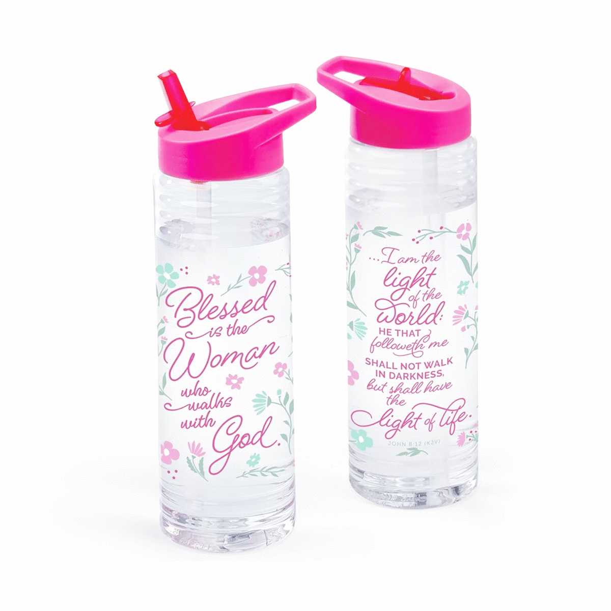 Blessed Is The Women Who Walks With God Water Bottle