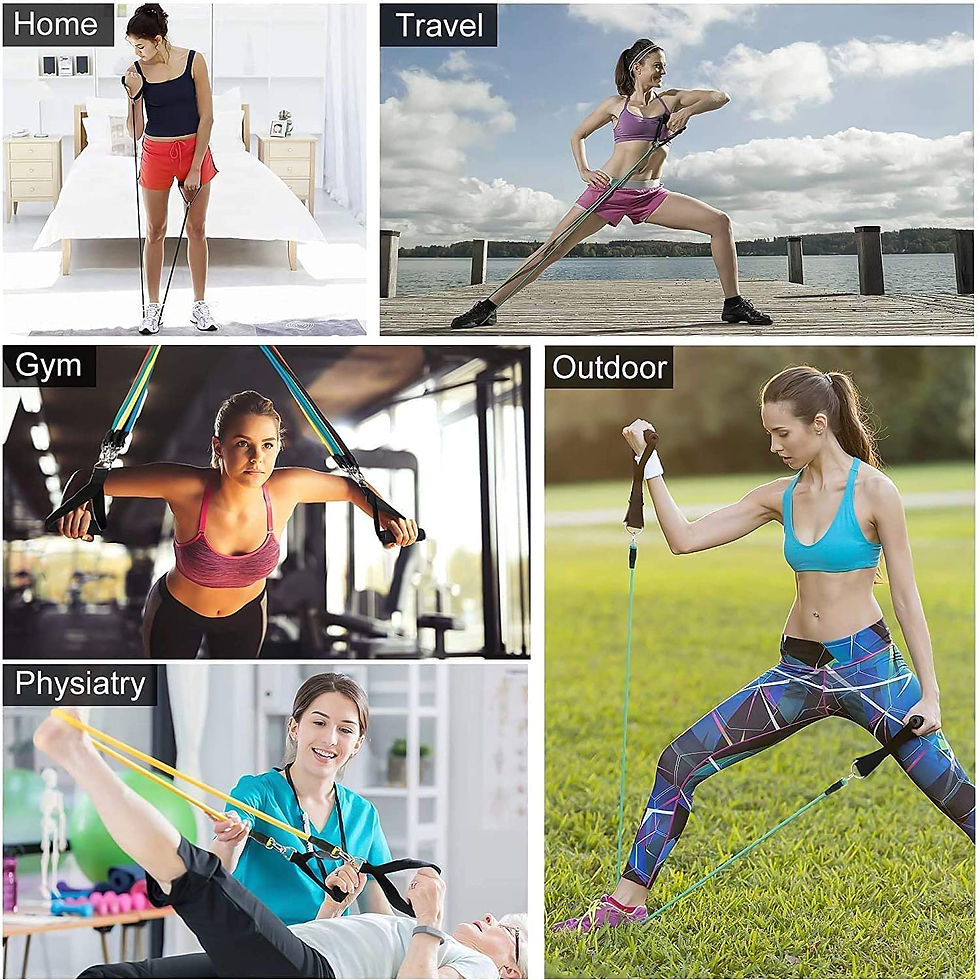Thumbnail: Exercise Resistance Bands Set