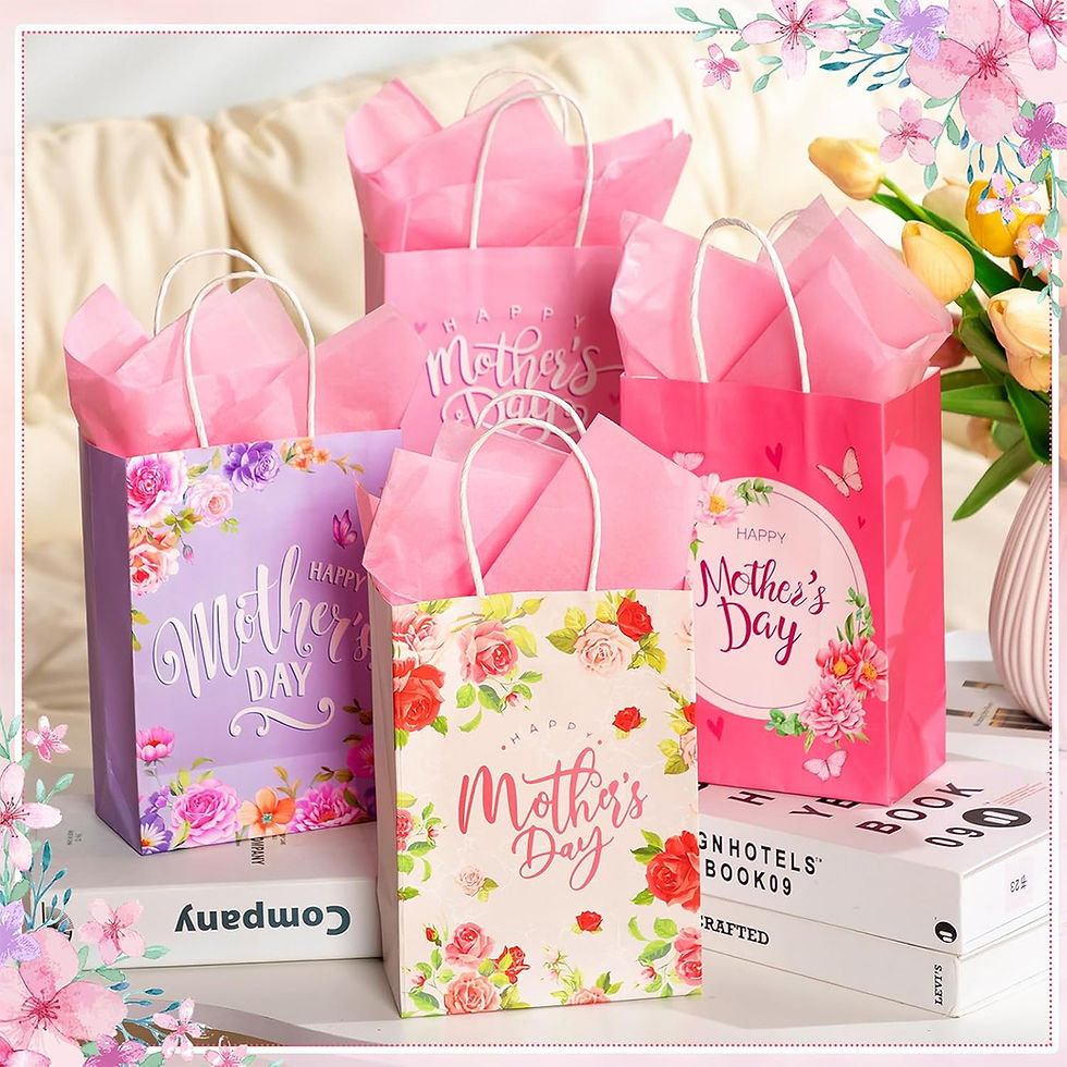 Thumbnail: Happy Mother's Day Floral Paper Bags