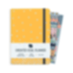 Gold 12 Month Undated Weekly Goals Planner with Stickers