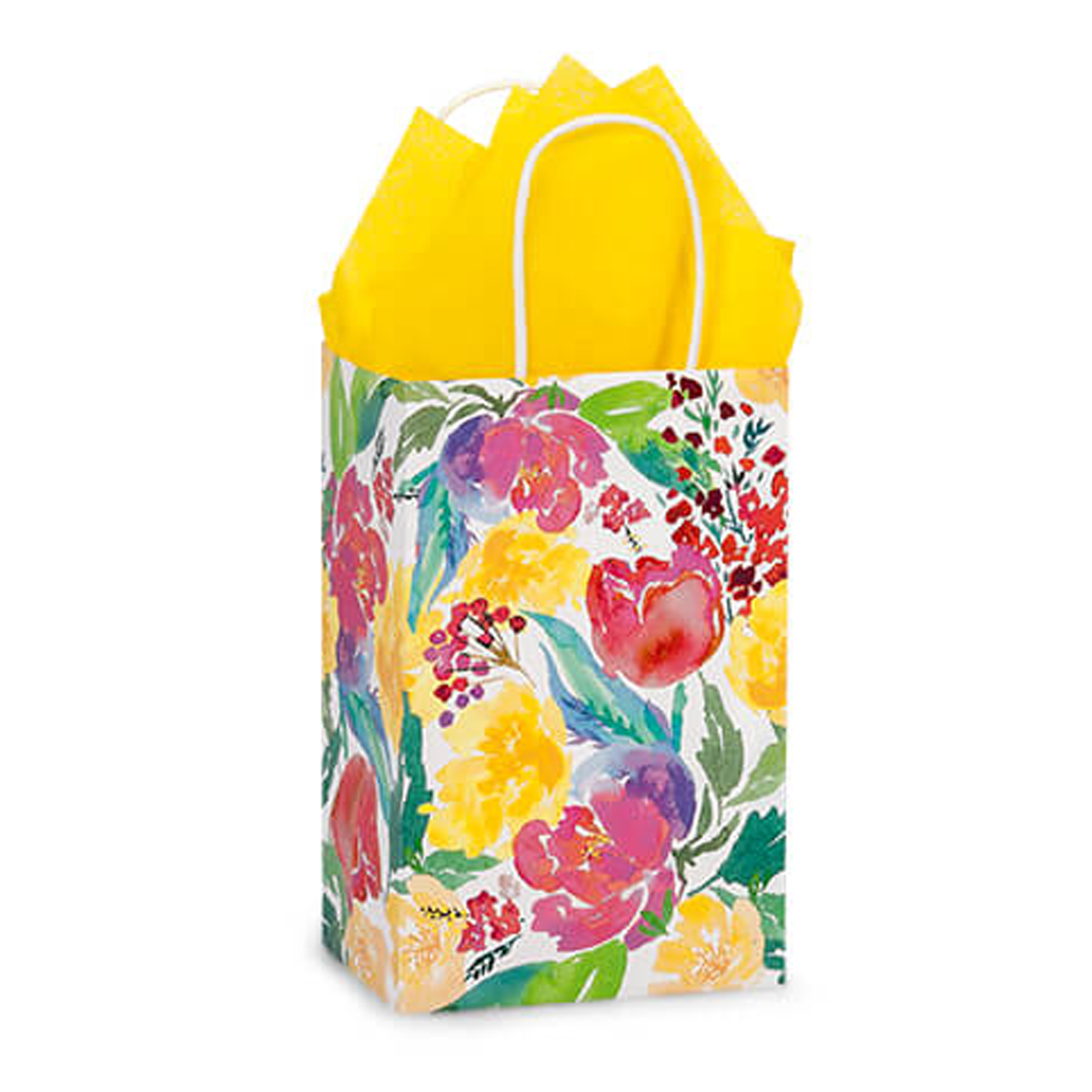 Watercolour Garden Blooms Gift Bag