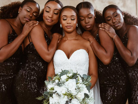 Black, White & Gold Trending Wedding Colour Palette in 2023
