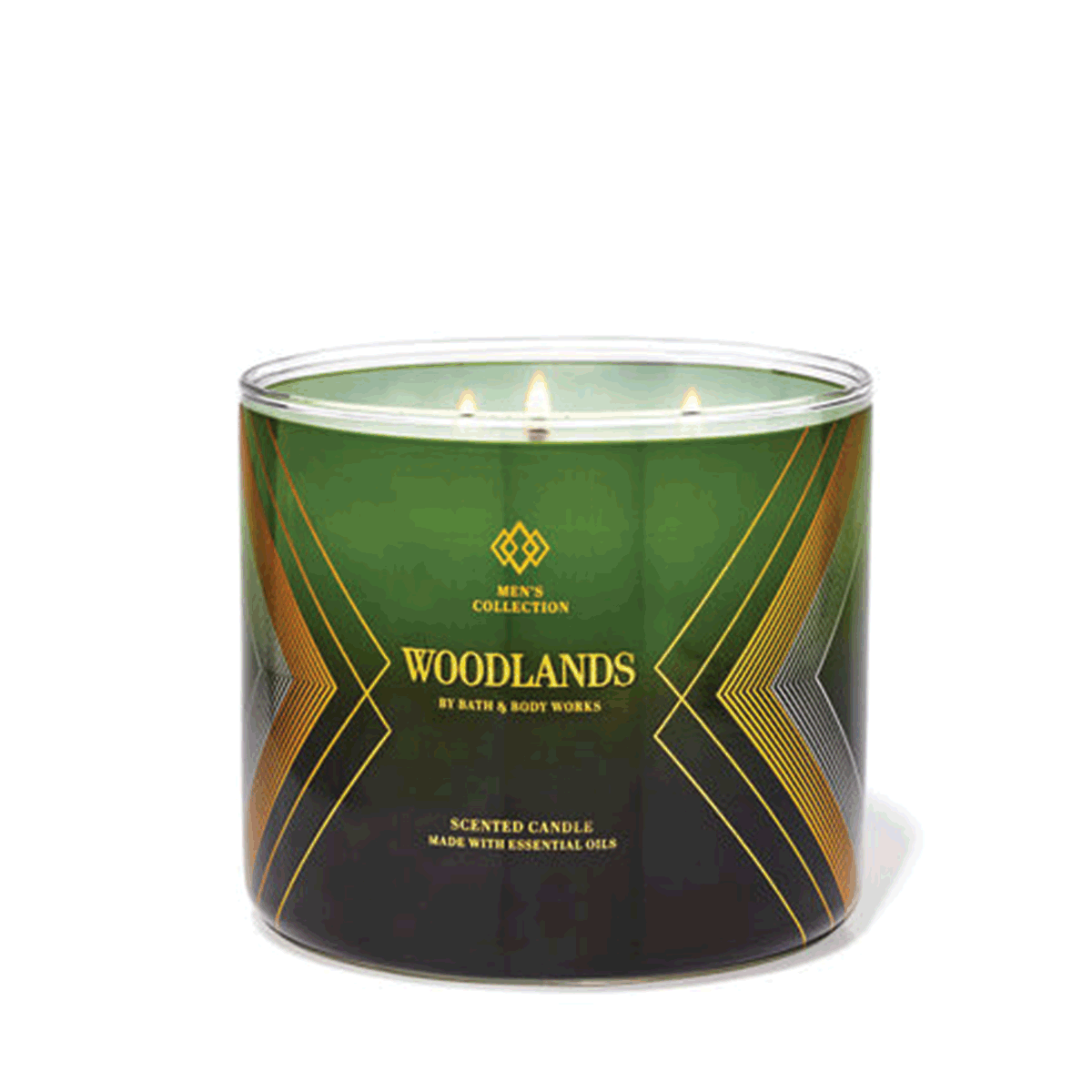Bath and Body Works Woodlands 3- Wick Candle