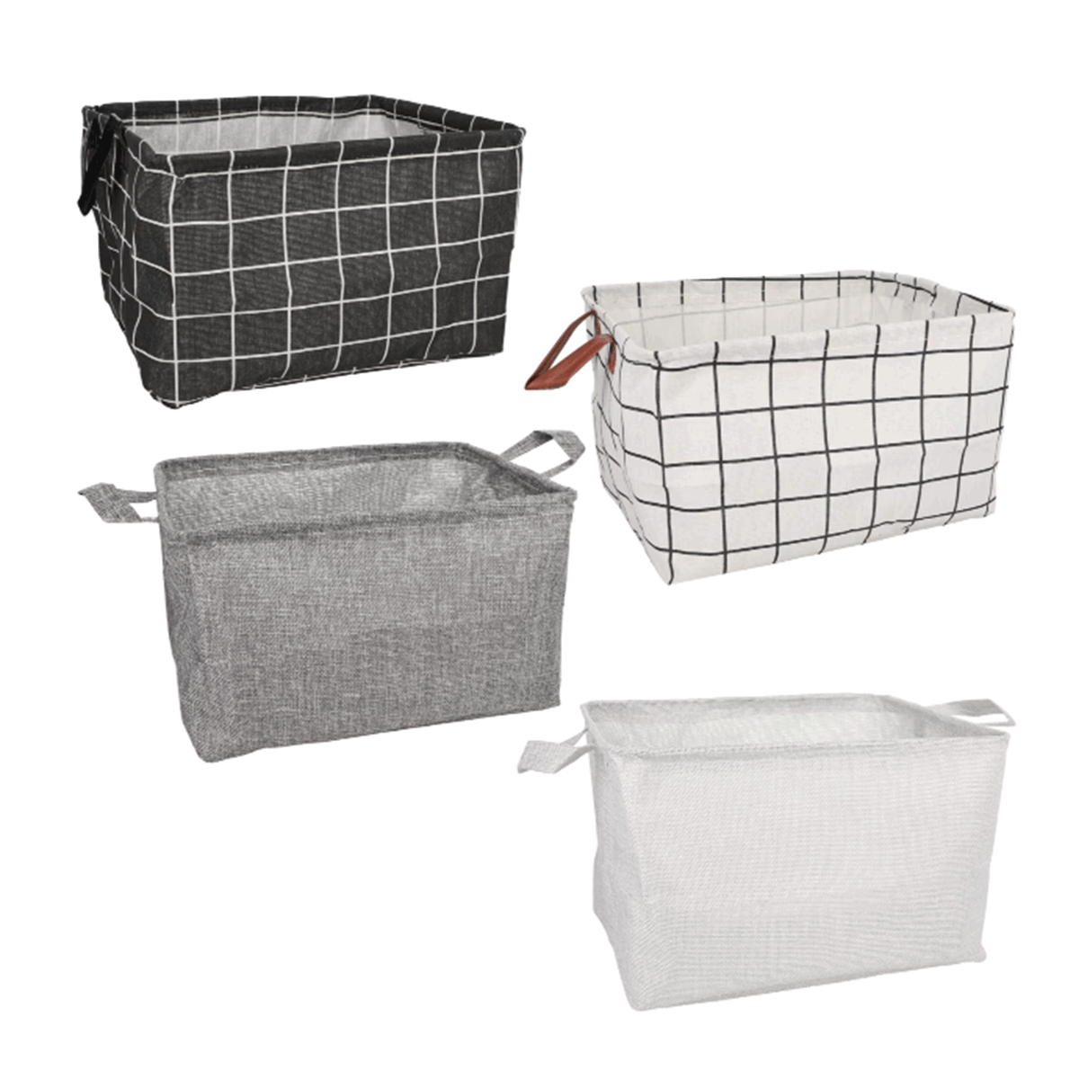 Fabric Storage Bins with Handles templateinvitations