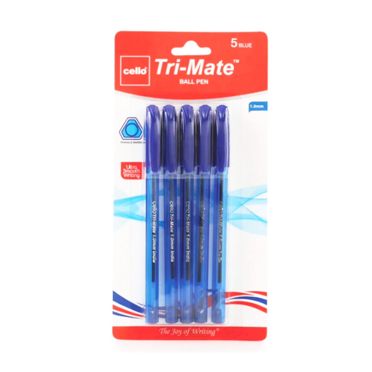 Tri-mate Ballpoint Blue Pens