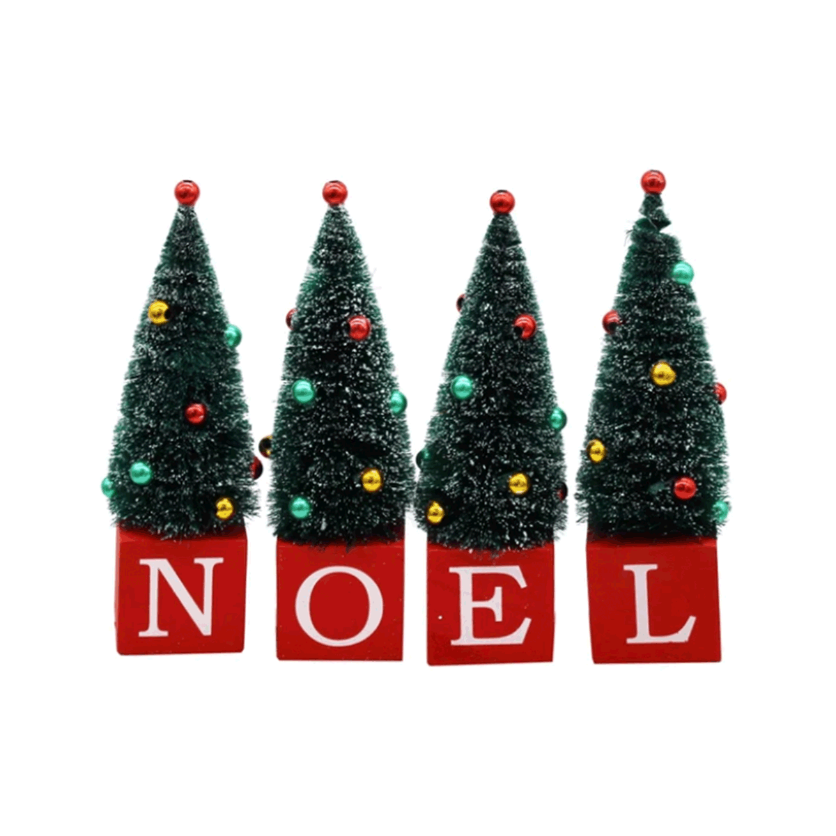 Noel Wood Blocks Sign Set