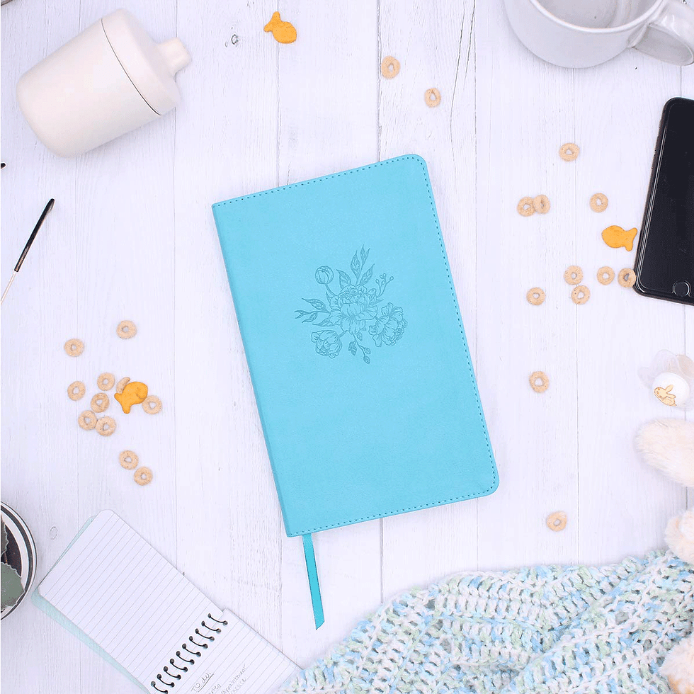 Thumbnail: NIV, The Busy Mom's Comfort Print Bible (Teal Leathersoft)