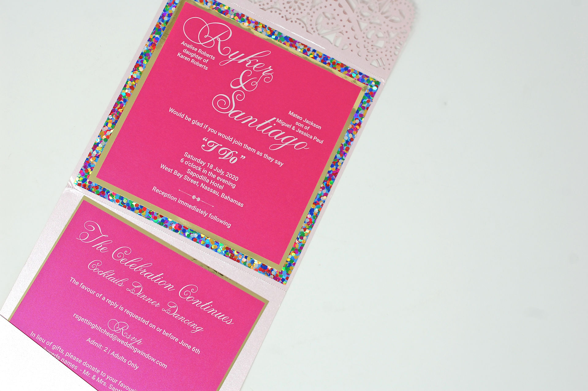 Multi-Coloured Sequin backing