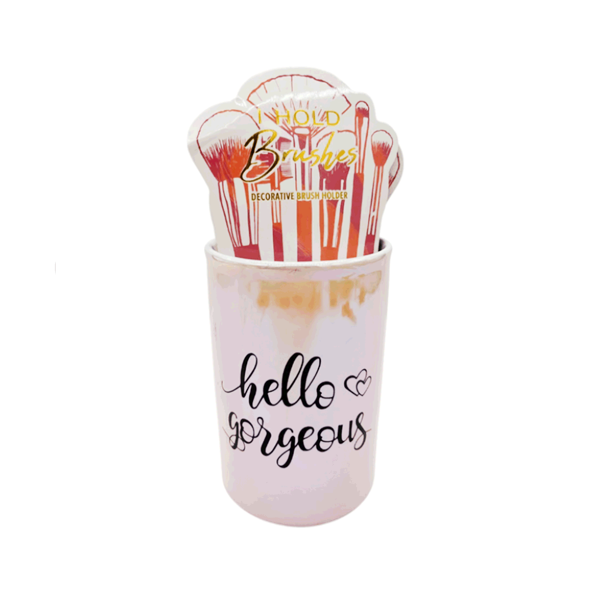 Hello Gorgeous Ceramic Makeup Brush Holder