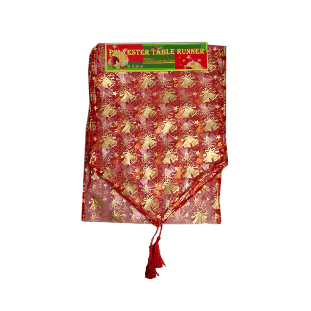 Red and Gold Designs Table Runner