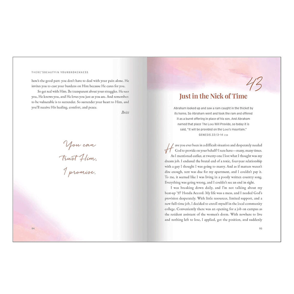 Thumbnail: There's Beauty in Your Brokenness: 90 Devotions