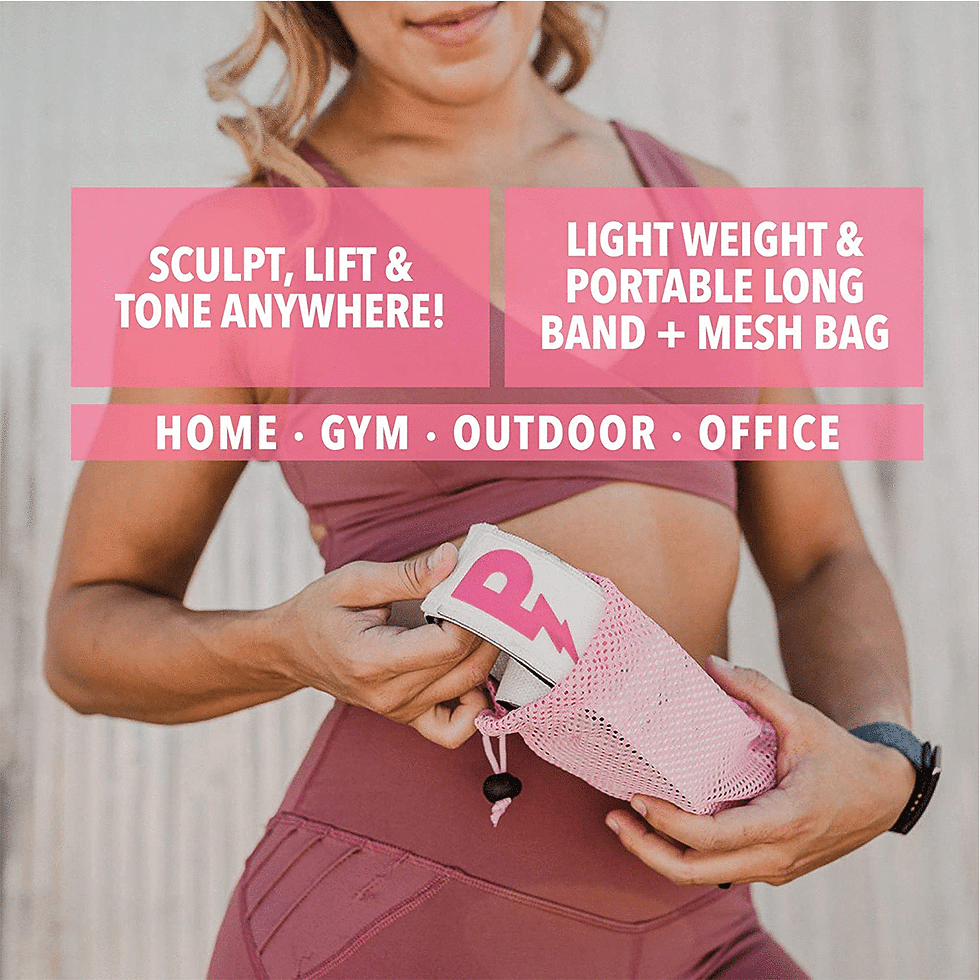 Thumbnail: Marble Long Fabric Exercise Resistance Bands