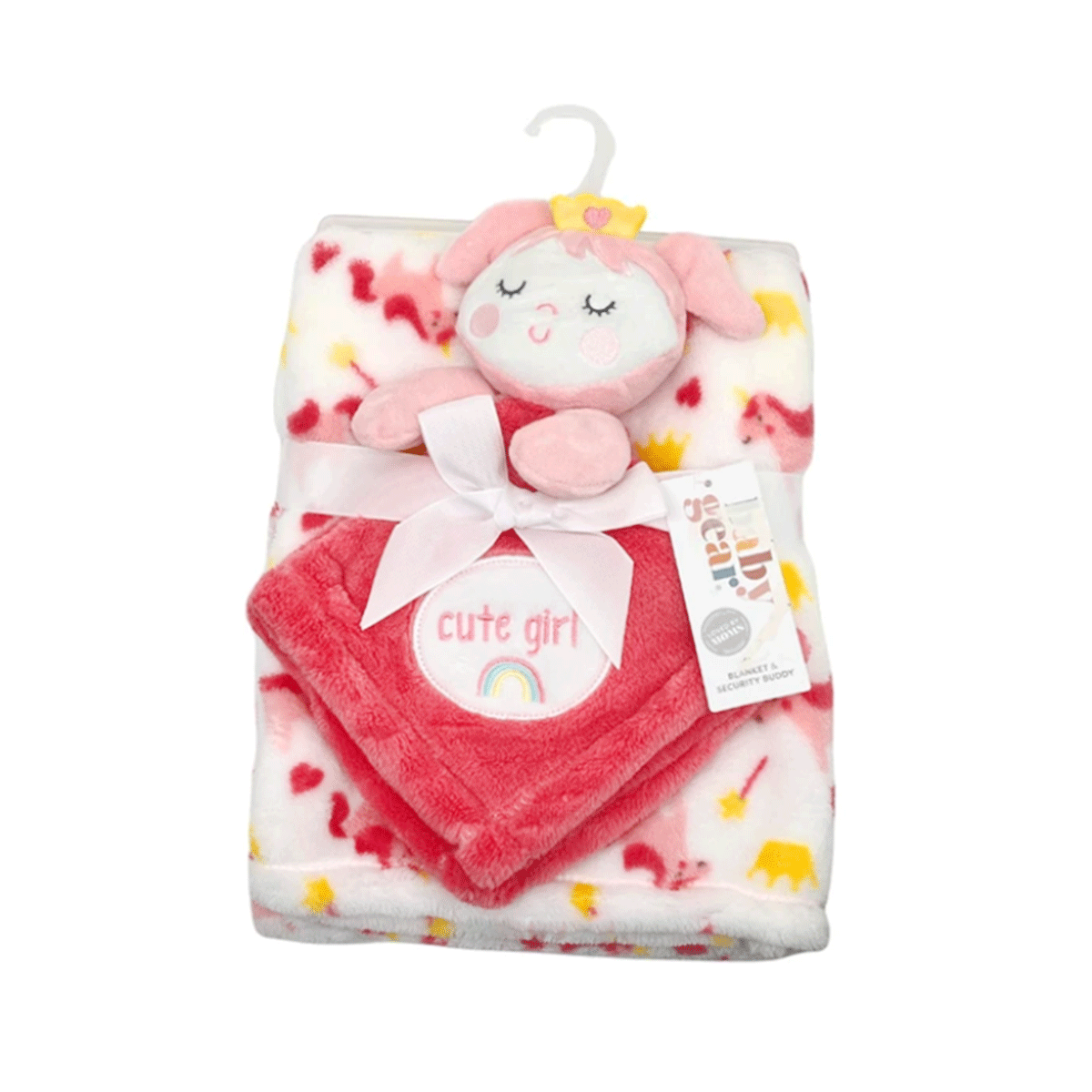 Baby Blanket with Princess Security Buddy