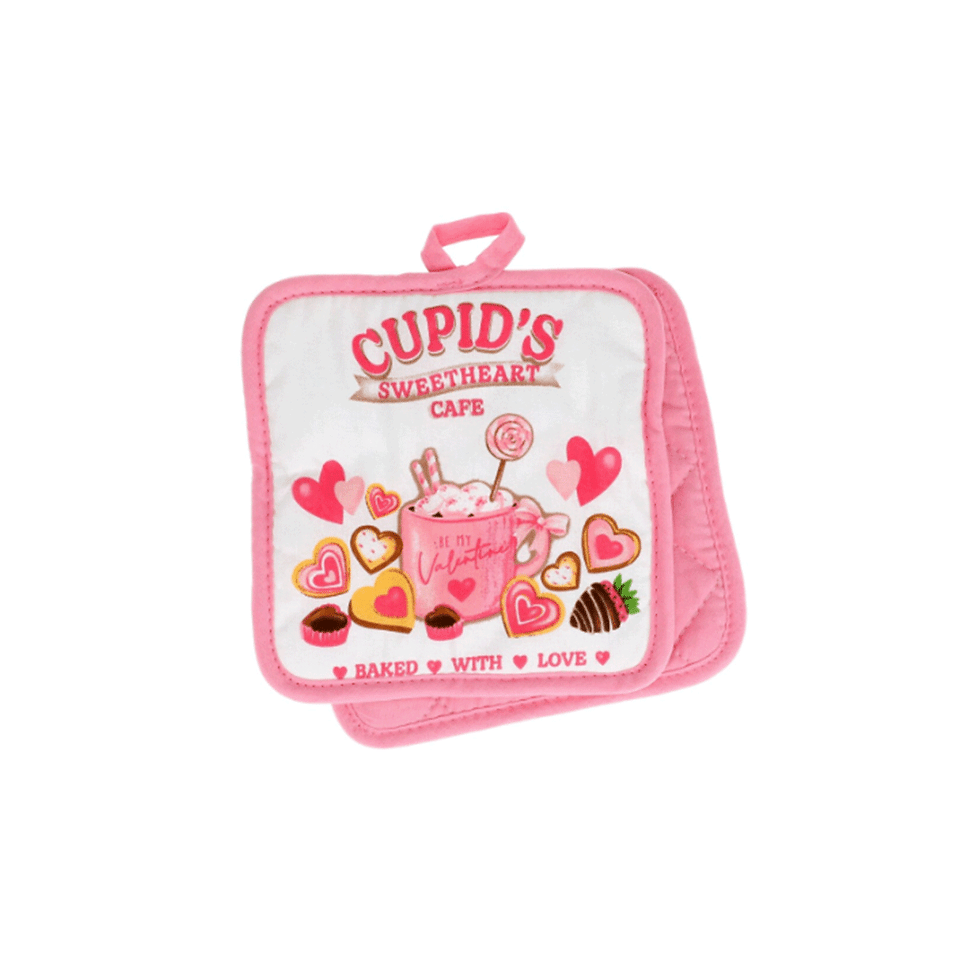 Thumbnail: Valentine's Day Oven Mitts and Potholders