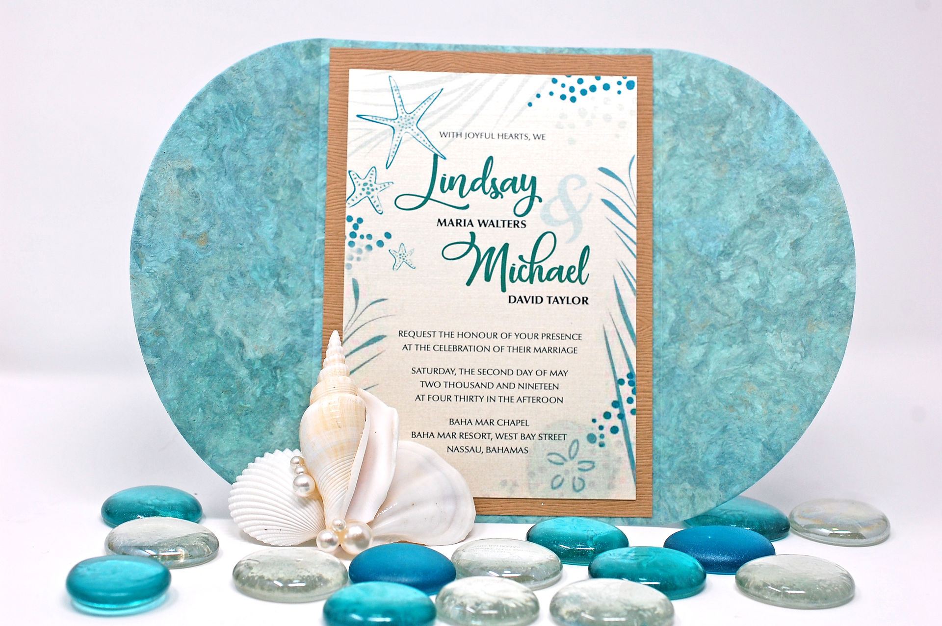 Beach-Themed Invitation