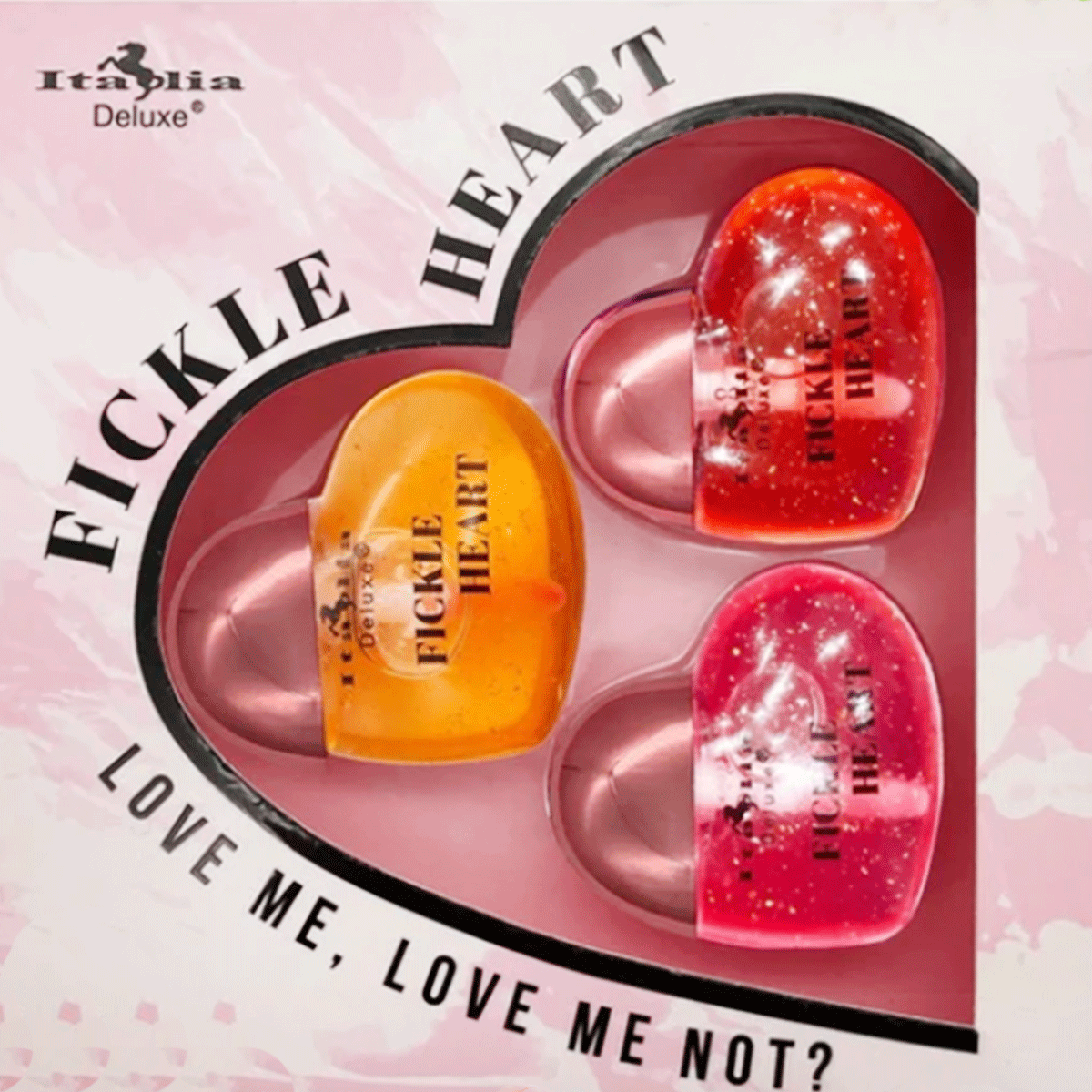 Fickle Heart 3 Piece Lip Oil Set