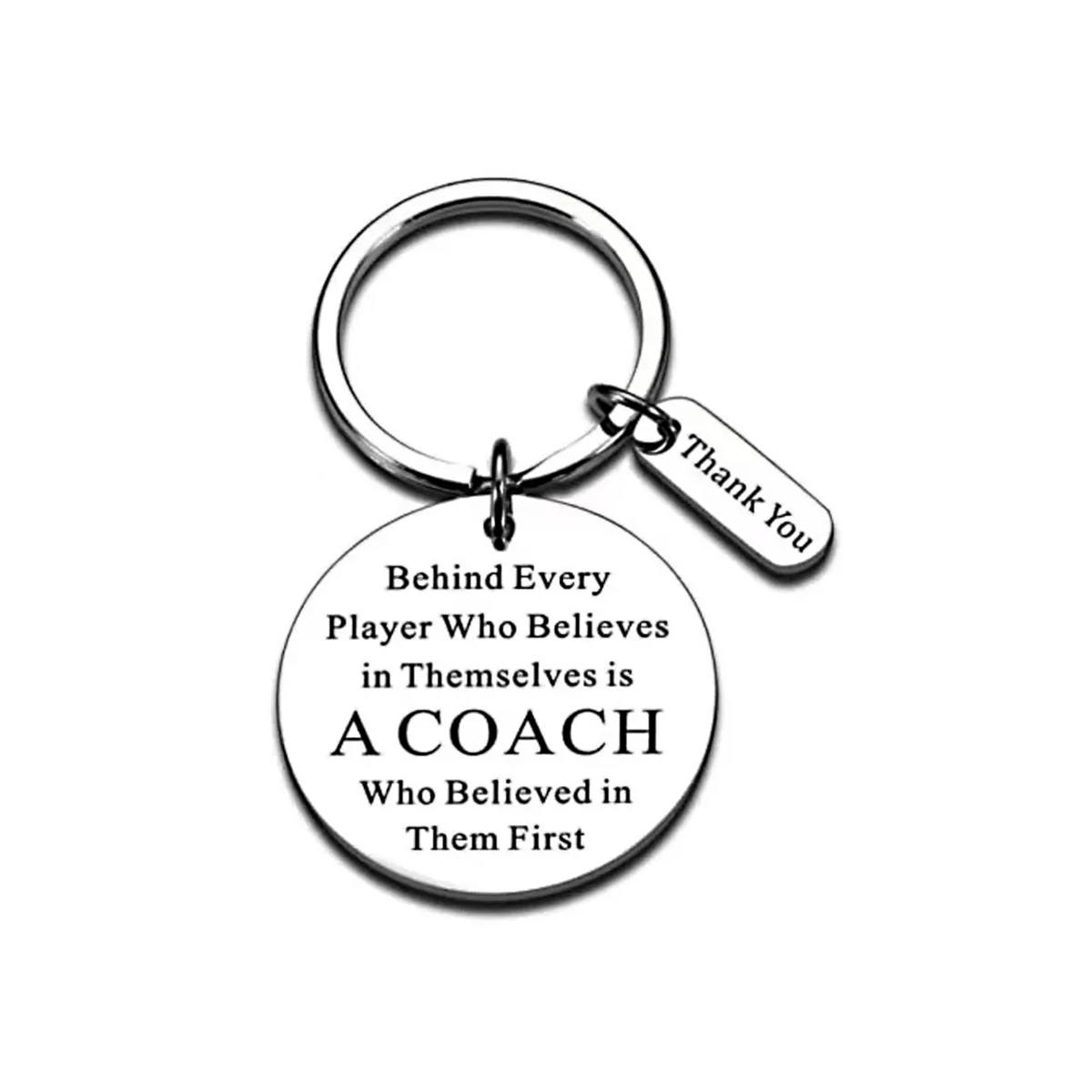 Behind Every Player Coach Keychain