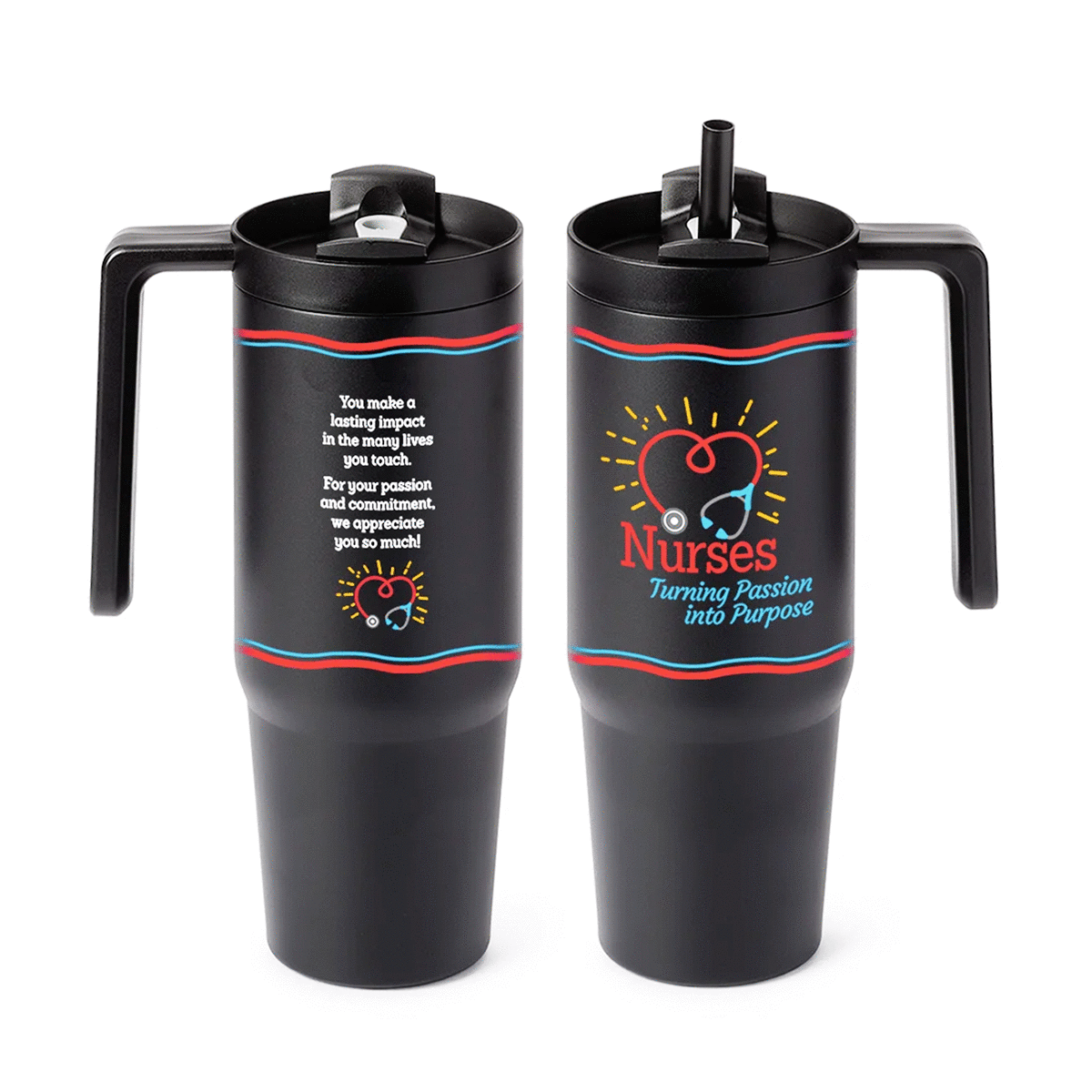 Nurses: Turning Passion into Purpose Stainless Steel Tumbler
