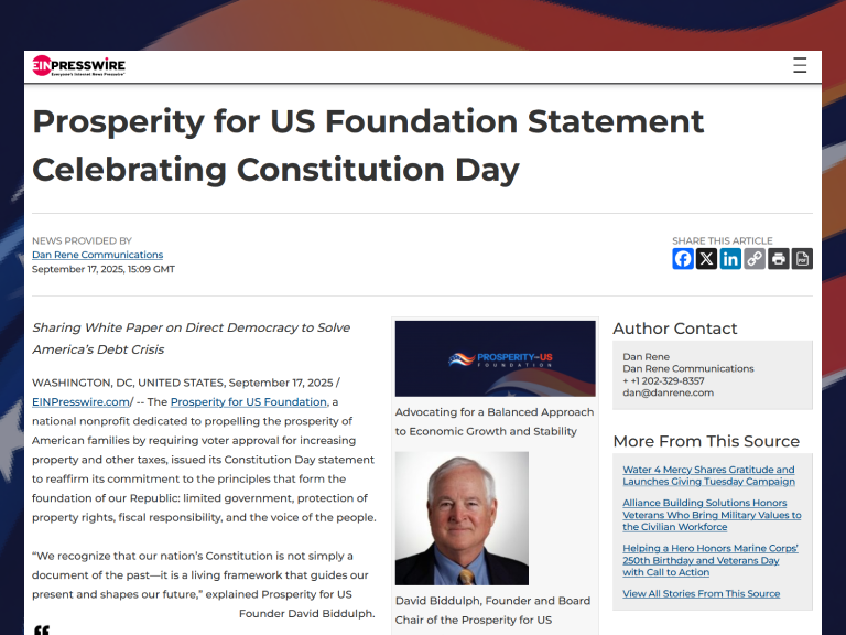 Statement Celebrating Constitution Day