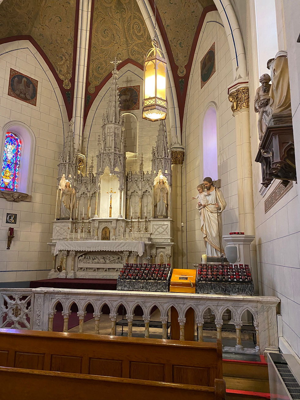 Interior of the Loretto Chapel, Santa Fe, New Mexico