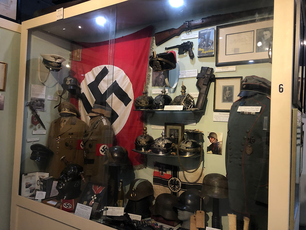 display of Nazi memorabilia in Savannah, Georgia