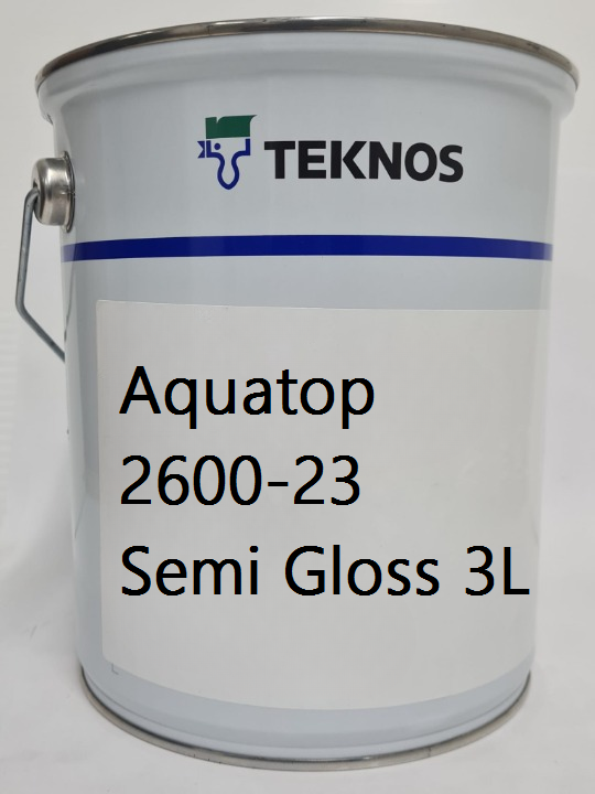 Teknos Aquatop 260023 Semi Gloss Mixed Colour 3L PaintMerchantDirect