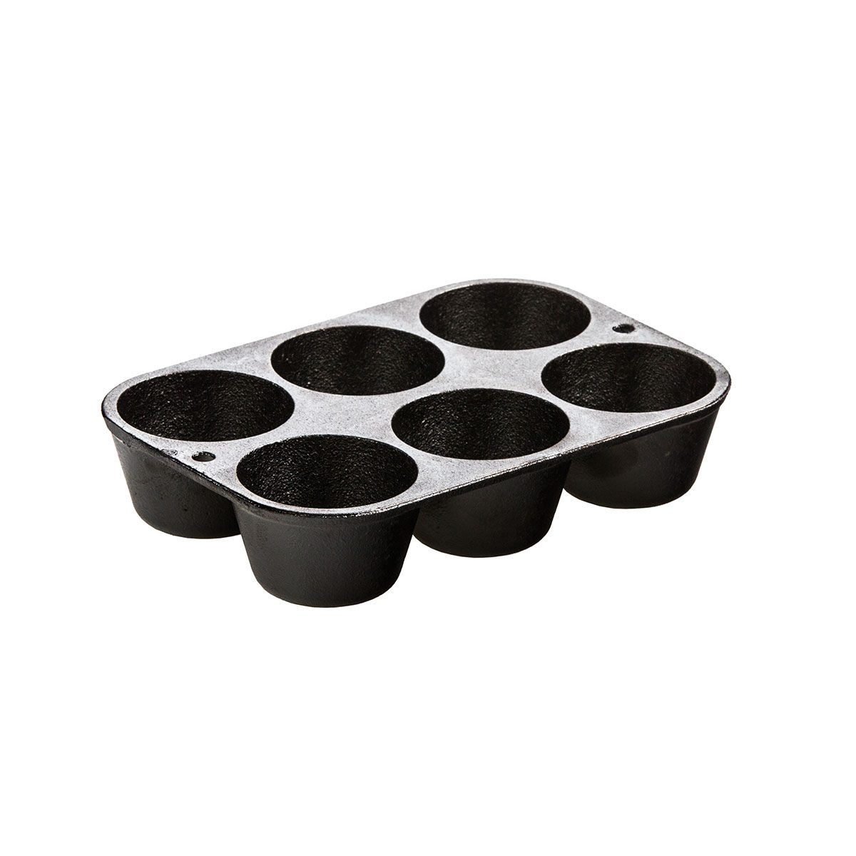Lodge Cast Iron Muffin Pan, 6 impressions/พิมพ์มัฟฟิน 6 ช่อง