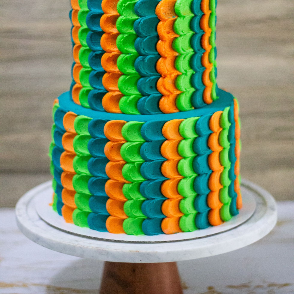 Tropical Ripple Cake