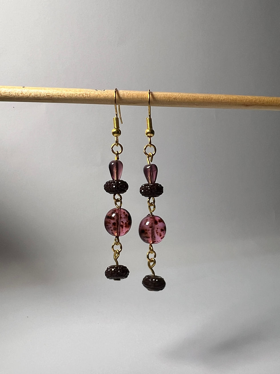 Thumbnail: Cranberry Cottage Earrings