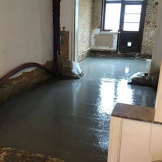 Renovatie van vloer in een bestaand huis