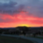 photography, sunset, suburbs, street light, evening, oil painting, landscape