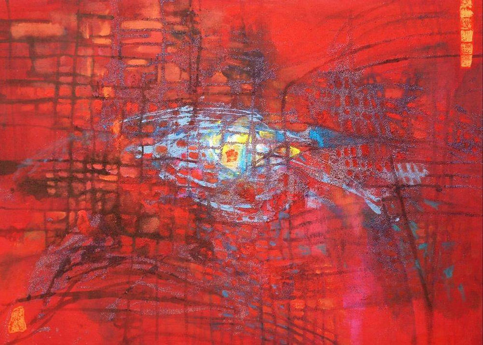 winning painting of 1st 2014 showcase competition of ArtSlant - Brokenness