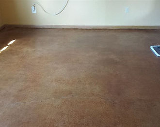 Concrete staining and polish