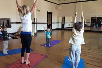 Yoga Teacher Director TSFA Child Students at TEMPLE STUDIO School