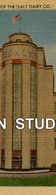 PCR 019 ISALY'S DAIRY PLANT ART POSTCARD