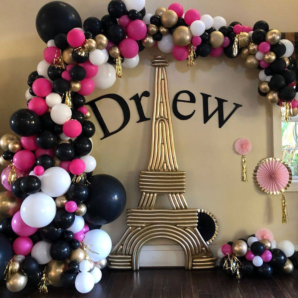 ORGANIC PARIS THEMED DECOR