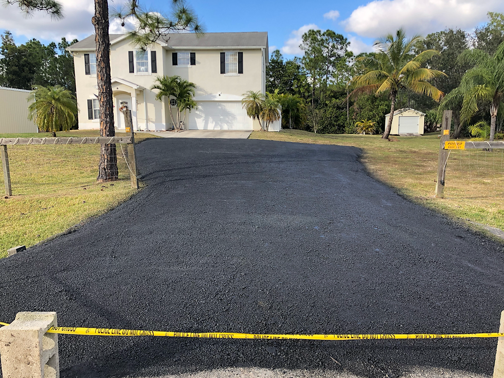 Recycled Asphalt Product R.A.P. Millings Sealcoated