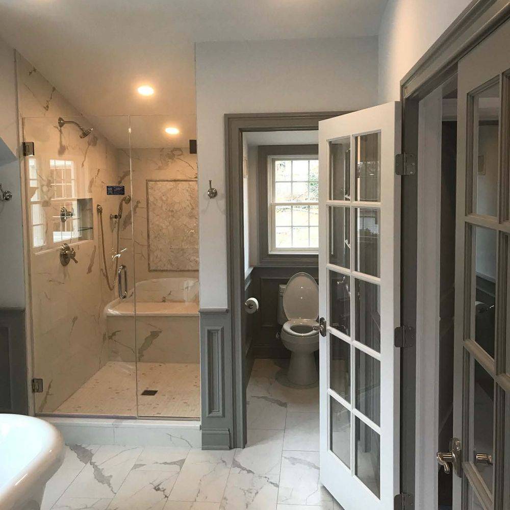 Bathroom remodel by Leddy Home Improvements